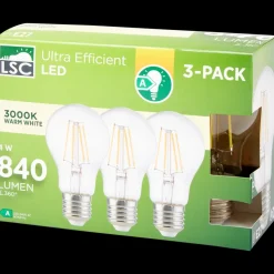 LSC Ampoules LED à filament 4 watt 840 lm | Action FR Discount