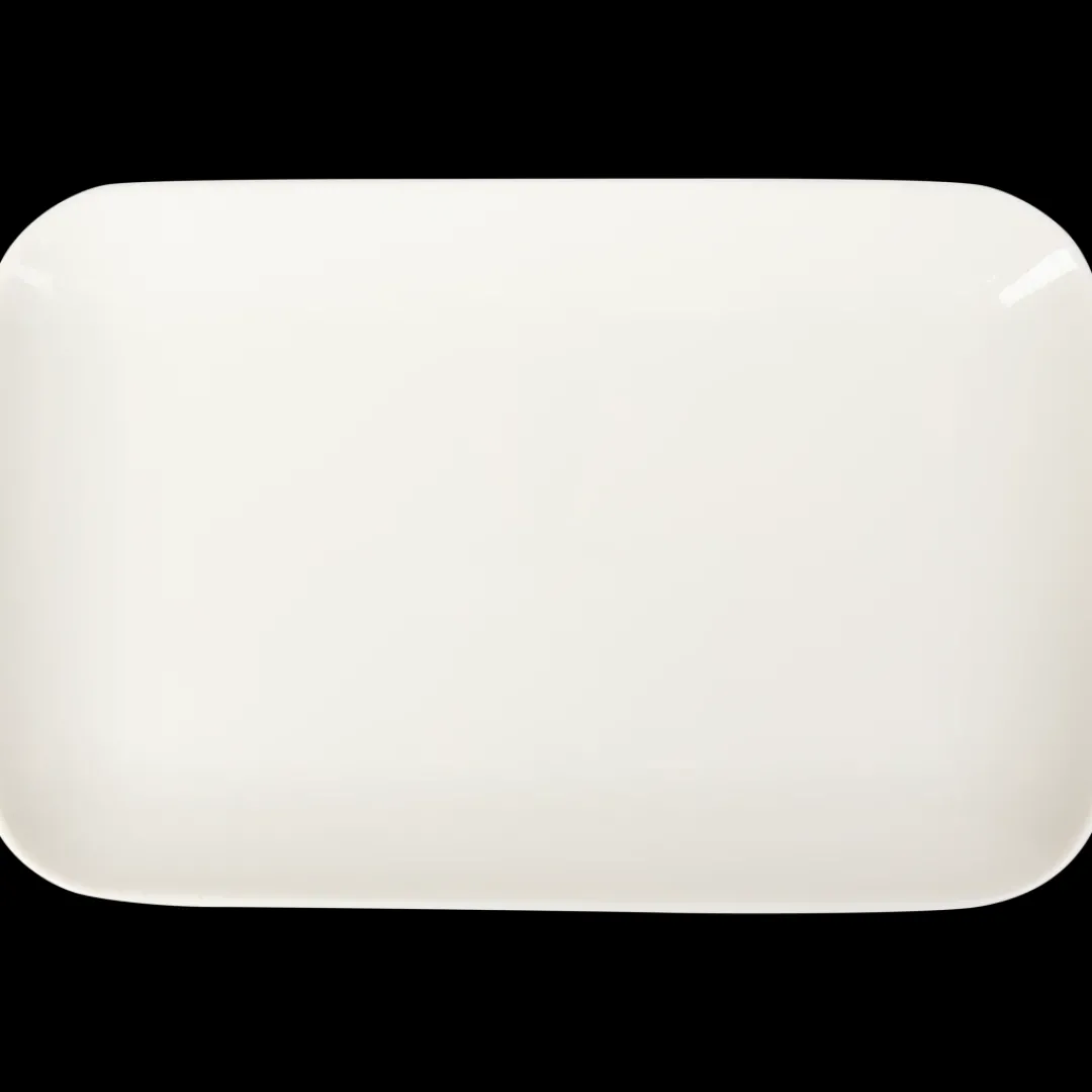 Assiette rectangulaire Blanc | Action FR Outlet