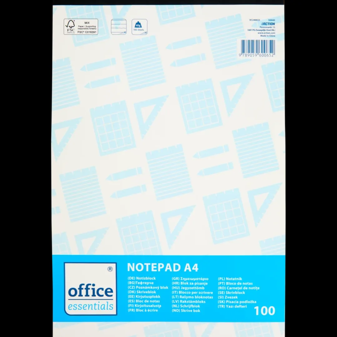 Bloc-notes A4 Office Essentials | Action FR Best