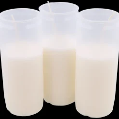 Bougies funéraires blanches Blanc | Action FR New