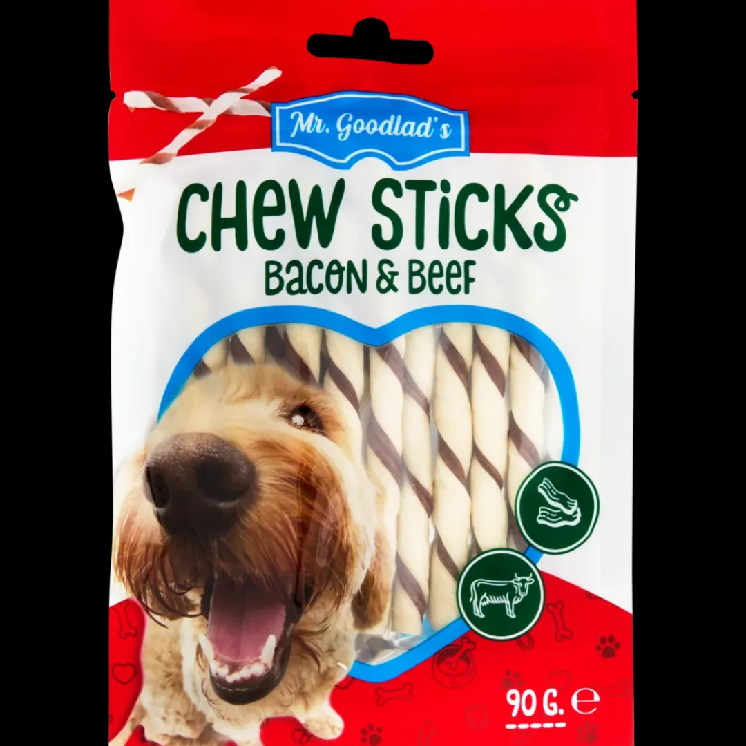 Bâtonnets à mâcher Mr. Goodlad Bacon & Bœuf | Action FR