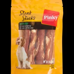 Bâtonnets à mâcher pour chien Pinky Steak Sticks | Action FR Clearance