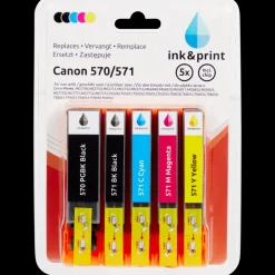 Cartouches d'encre Ink & Print Canon 570/571 | Action FR Clearance