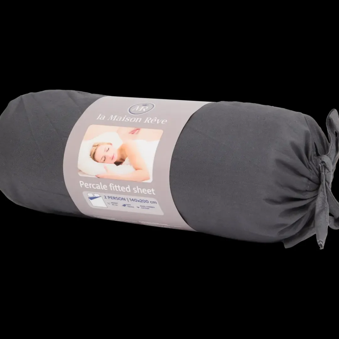 Drap-housse en percale de coton La Maison Rêve 140 x 200 cm | Action FR New