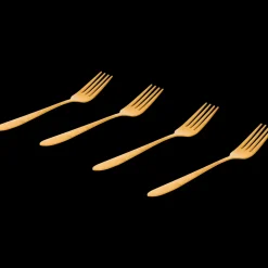 Fourchettes Gold 4 Pièces | Action FR Discount