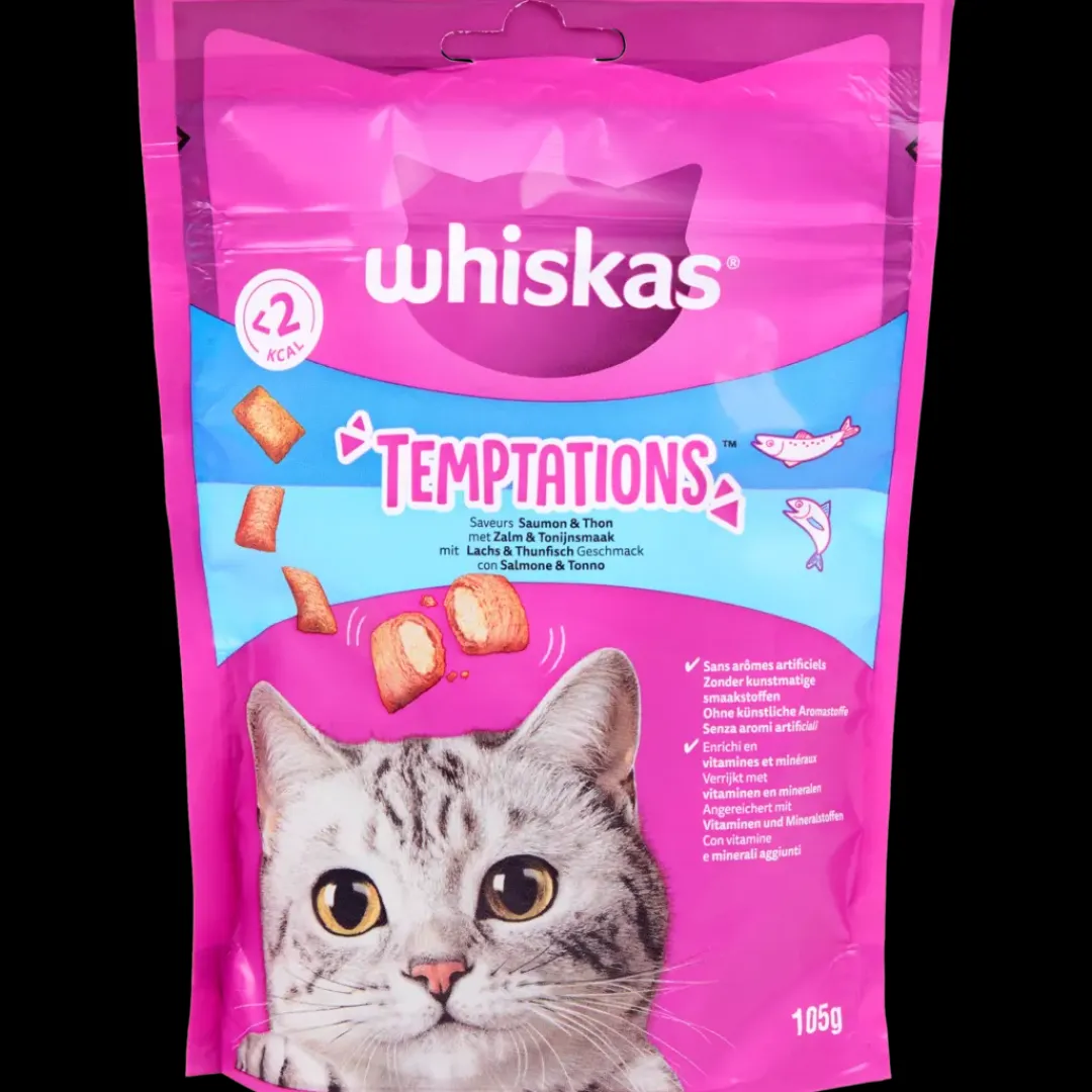 Whiskas Friandises pour chat Temptations Saumon et fruits de mer | Action FR New
