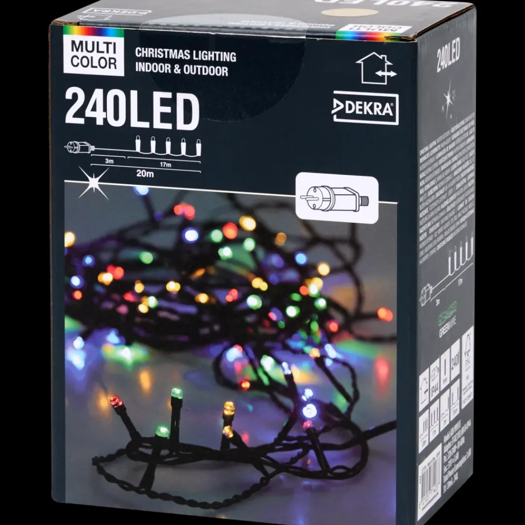 Guirlande lumineuse de Noël multicolore | Action FR Discount
