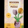 Kit puzzle 3D fleurs en bois Súprava na vytvorenie drevených kvetov | Action FR Best