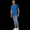 Maillot de football aux couleurs de la France Bleu Homme | Action FR Discount