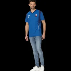 Maillot de football aux couleurs de la France Bleu Homme | Action FR Discount
