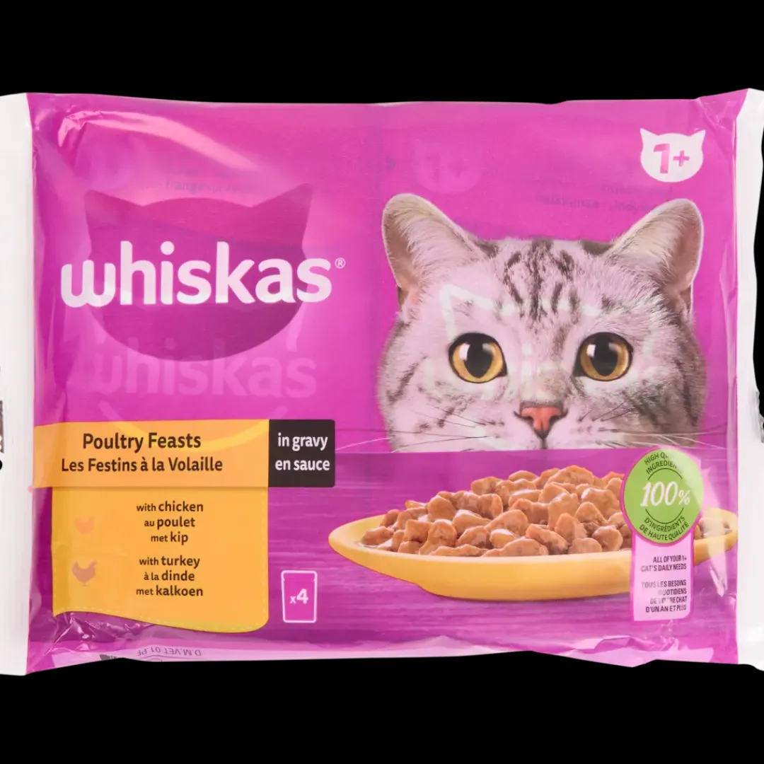 Whiskas Nourriture humide pour chat Volaille | Action FR New