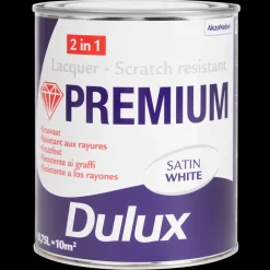 Dulux Peinture acrylique Satin White Blanc 0.75 litre | Action FR