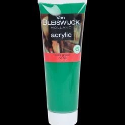 Van Bleiswijck Peinture acrylique Vert foncé Vert | Action FR Clearance