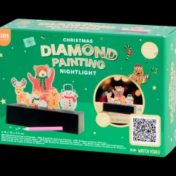 Peinture diamant veilleuse de Noël Kids Kingdom | Action FR Hot