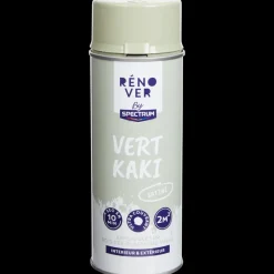 Spectrum Peinture en aérosol brillant satiné Rénover Kaki Vert 400 ml | Action FR
