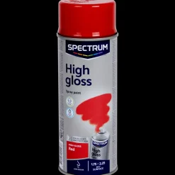 Spectrum Peinture en aérosol haute brillance Rouge Rouge 400 g | Action FR Discount