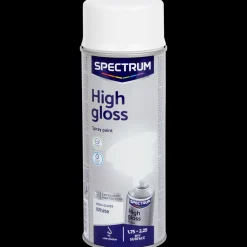 Spectrum Peinture en aérosol haute brillance Blanc Blanc 400 ml | Action FR