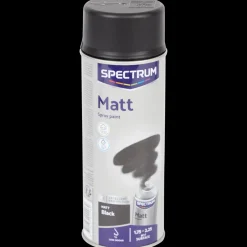 Spectrum Peinture mate en aérosol Noir Noir 400 ml | Action FR
