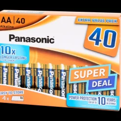Panasonic Piles alcalines AA 40 Pièces | Action FR Hot