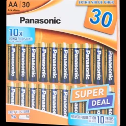 Panasonic Piles alcalines AA 30 Pièces | Action FR Sale