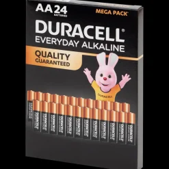 Duracell Piles Everyday Alkaline AA 24 Pièces | Action FR Discount