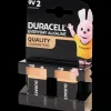 Duracell Piles Everyday Alkaline 9 volts 2 Pièces | Action FR Hot
