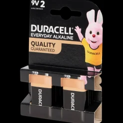 Duracell Piles Everyday Alkaline 9 volts 2 Pièces | Action FR Hot