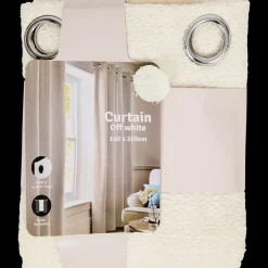 Rideau occultant bouclé Polyester | Action FR Discount