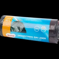 Sacs-poubelle avec lien coulissant Dumil 50 litre | Action FR Best