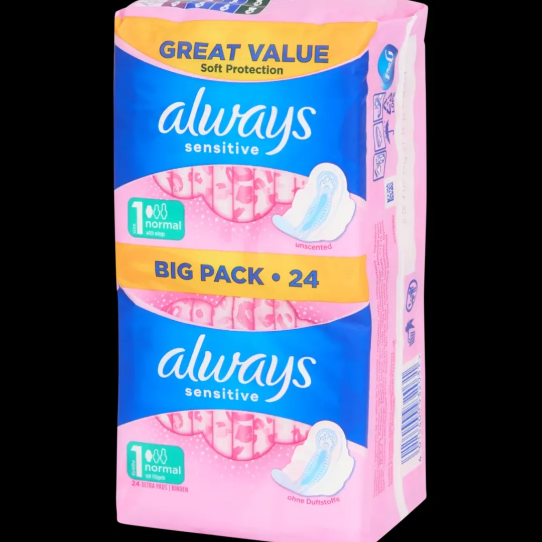 Always Serviette hygiénique Sensitive 24 Pièces | Action FR Hot