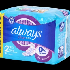 Always Serviettes hygiéniques Free Day 16 Pièces | Action FR Discount
