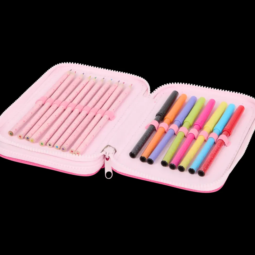 Trousse avec crayons et feutres | Action FR Clearance